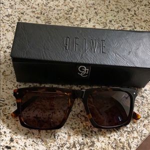 9Five Brand Turtoise/Gold Sunglasses